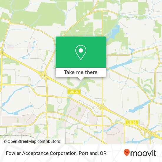 Mapa de Fowler Acceptance Corporation