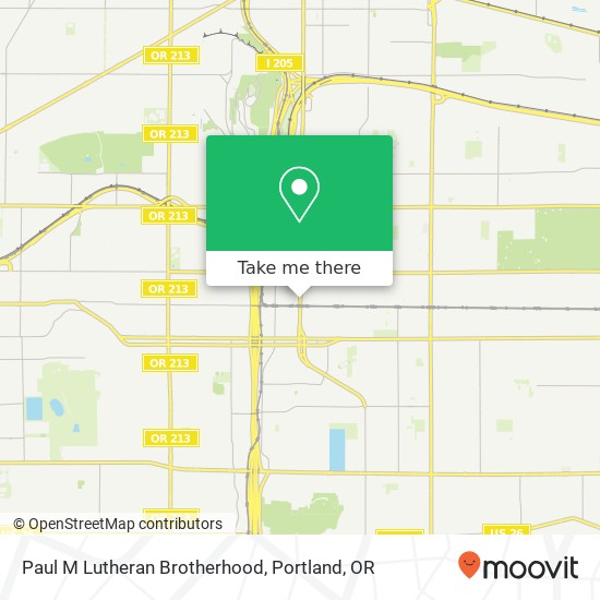 Mapa de Paul M Lutheran Brotherhood