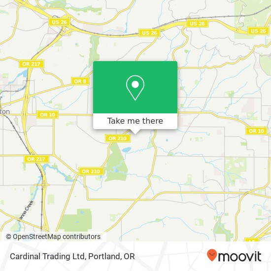 Cardinal Trading Ltd map