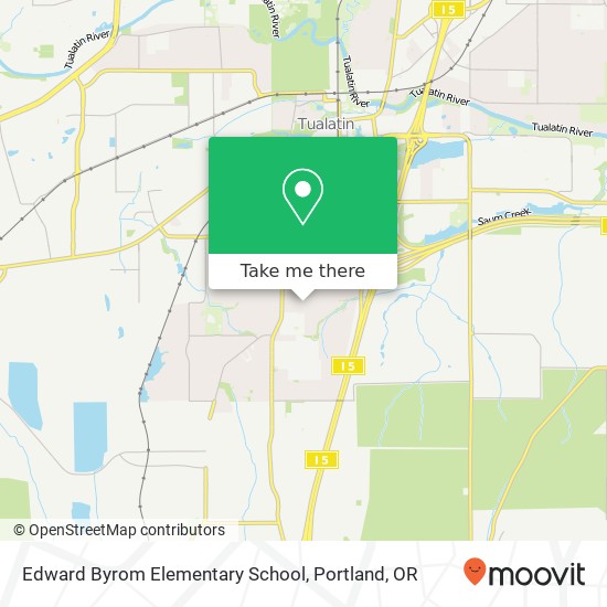 Mapa de Edward Byrom Elementary School