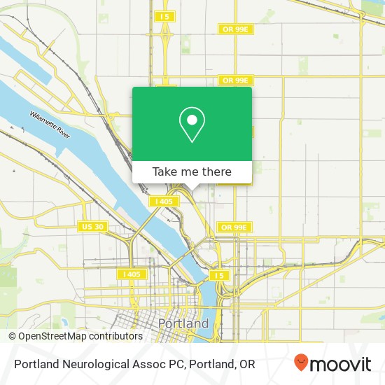 Mapa de Portland Neurological Assoc PC
