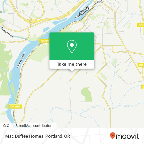 Mapa de Mac Duffee Homes