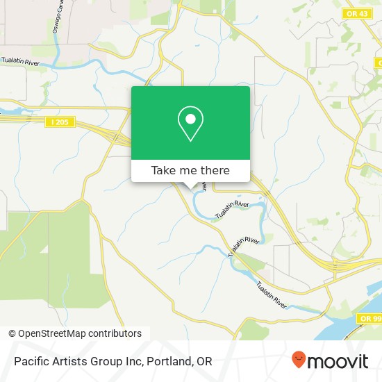 Pacific Artists Group Inc map