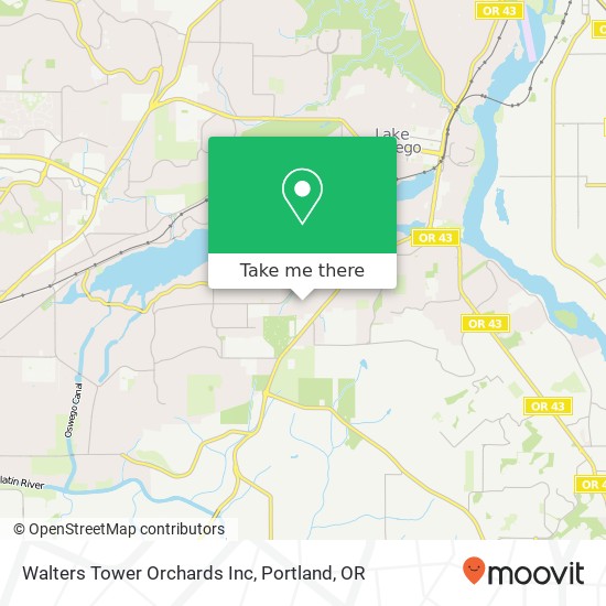 Walters Tower Orchards Inc map