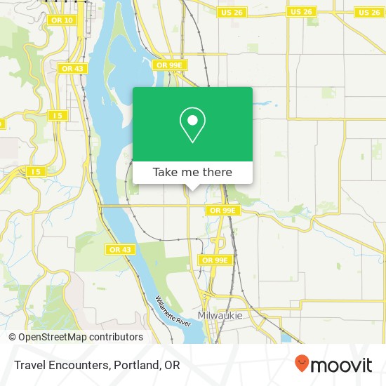 Travel Encounters map