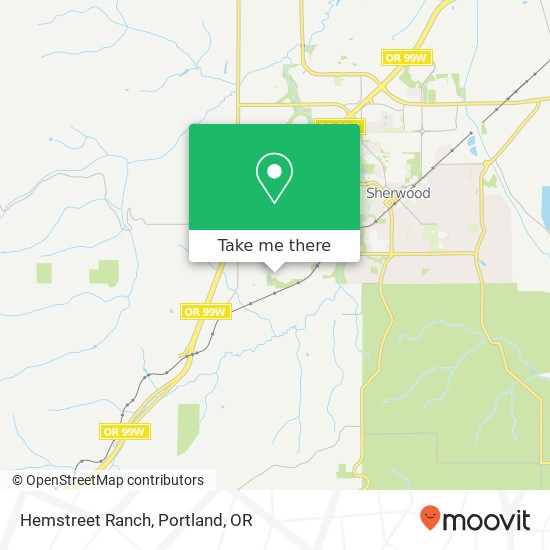 Hemstreet Ranch map