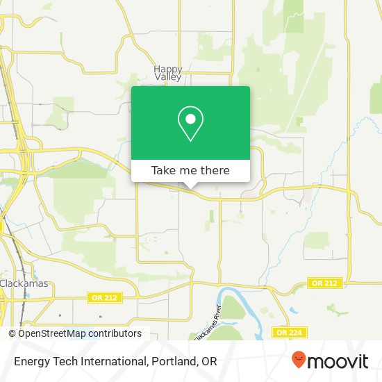Mapa de Energy Tech International