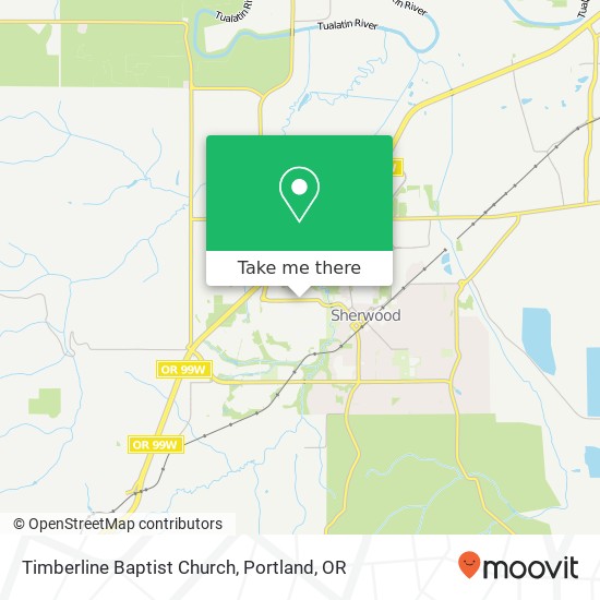 Mapa de Timberline Baptist Church