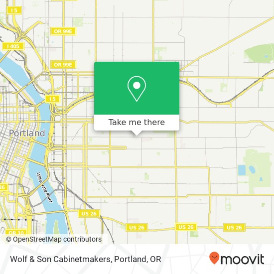 Wolf & Son Cabinetmakers map