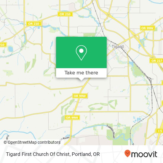 Mapa de Tigard First Church Of Christ