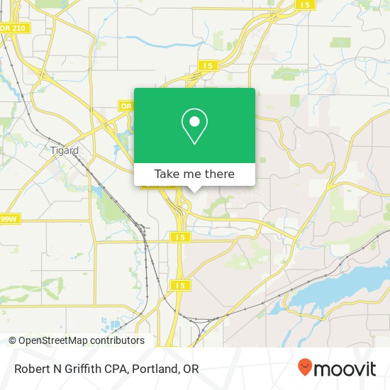 Robert N Griffith CPA map