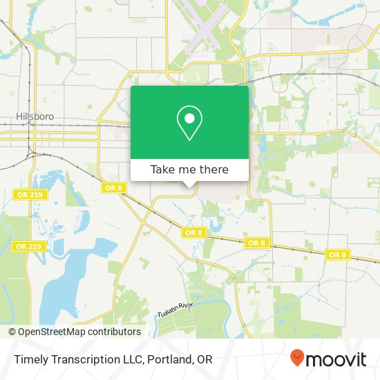 Timely Transcription LLC map