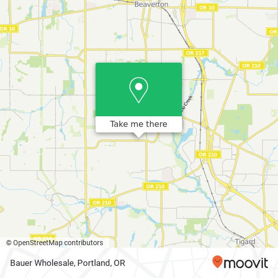 Bauer Wholesale map