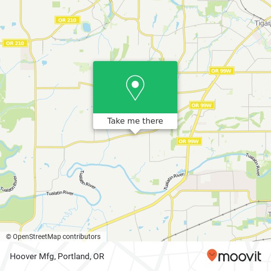 Hoover Mfg map