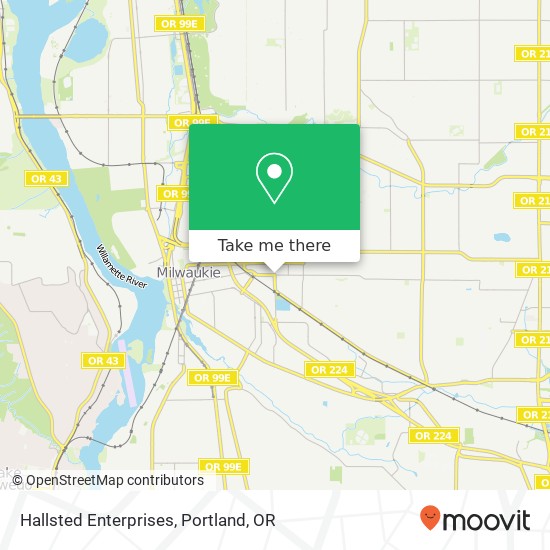 Hallsted Enterprises map