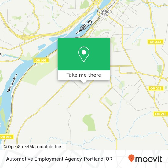 Mapa de Automotive Employment Agency