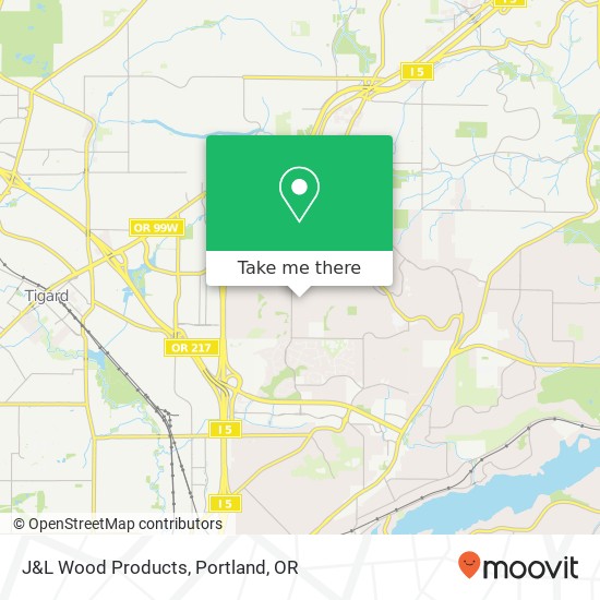 J&L Wood Products map