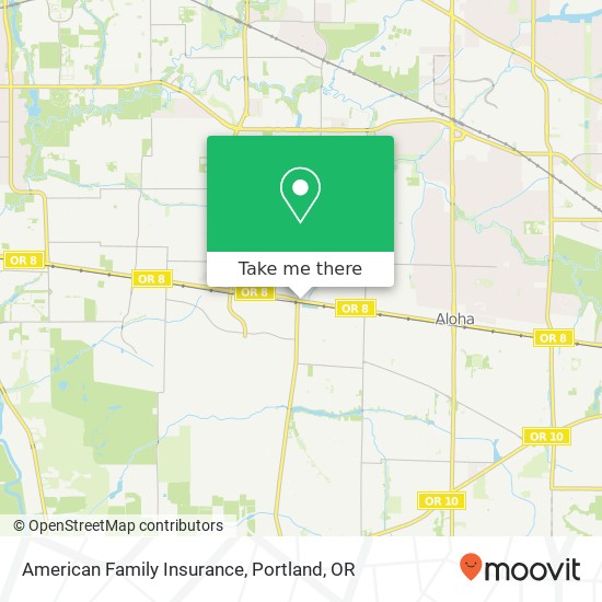 Mapa de American Family Insurance