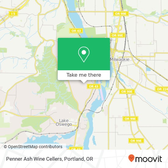 Penner Ash Wine Cellers map