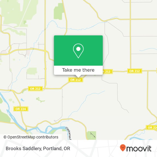 Mapa de Brooks Saddlery
