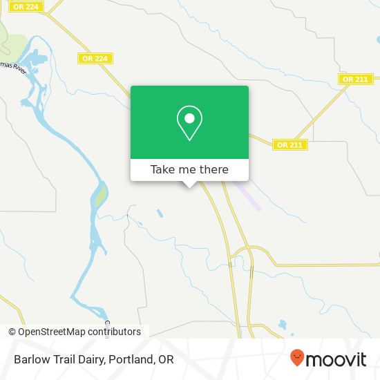 Mapa de Barlow Trail Dairy