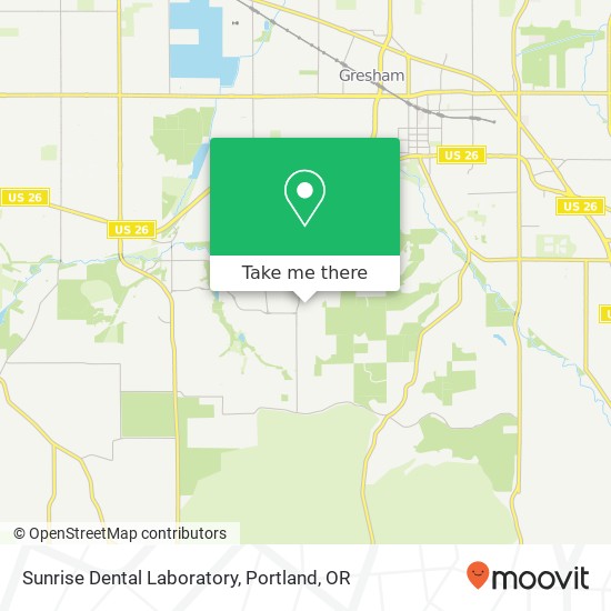 Mapa de Sunrise Dental Laboratory