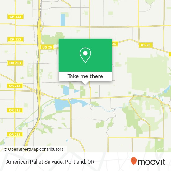 Mapa de American Pallet Salvage