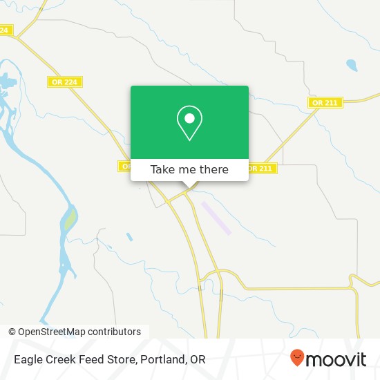 Mapa de Eagle Creek Feed Store