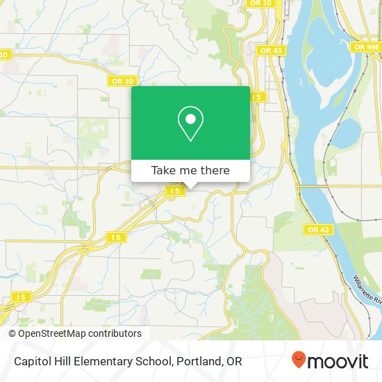 Capitol Hill Elementary School map