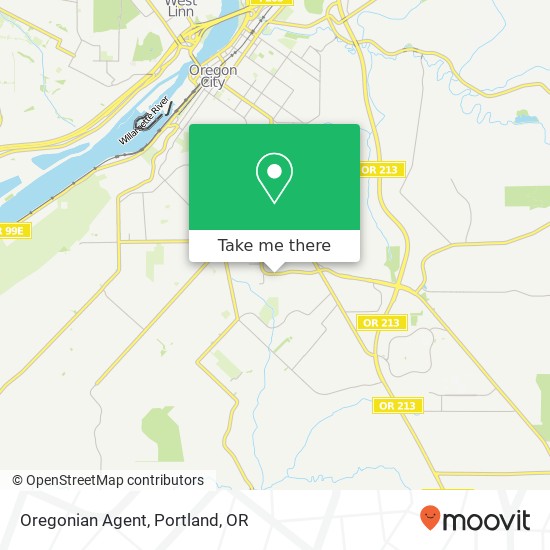 Oregonian Agent map