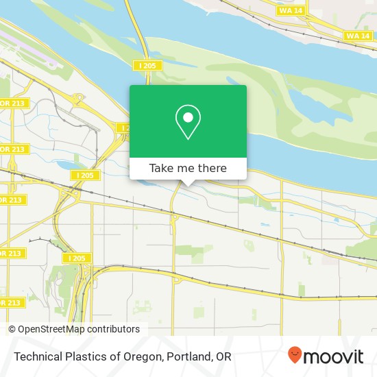 Mapa de Technical Plastics of Oregon