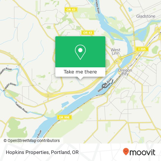 Hopkins Properties map