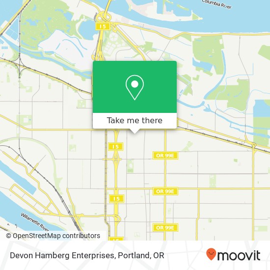 Devon Hamberg Enterprises map