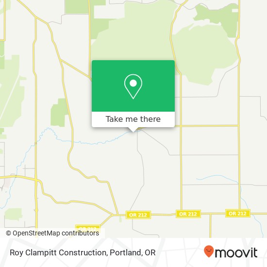 Mapa de Roy Clampitt Construction