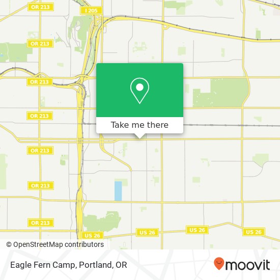 Mapa de Eagle Fern Camp