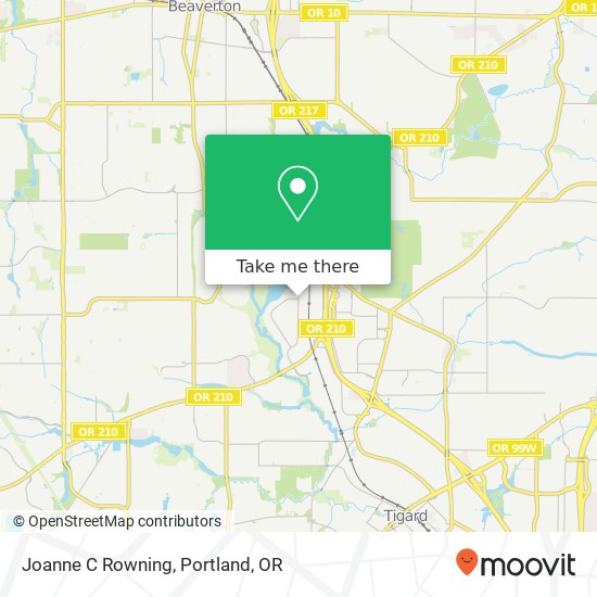 Mapa de Joanne C Rowning