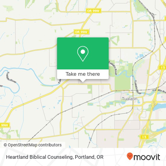 Mapa de Heartland Biblical Counseling