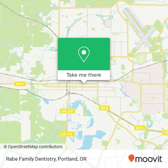 Mapa de Rabe Family Dentistry