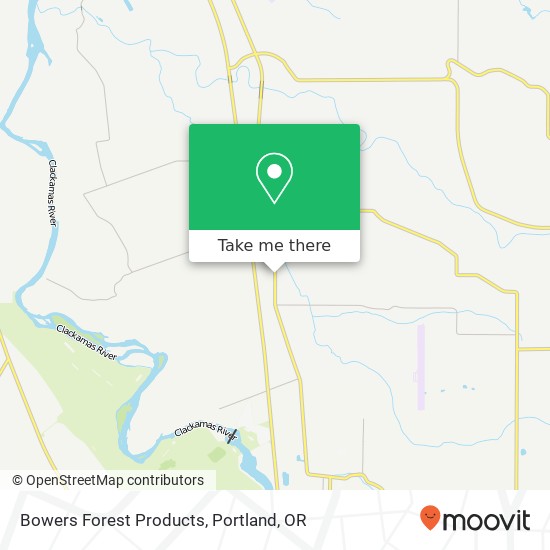 Mapa de Bowers Forest Products