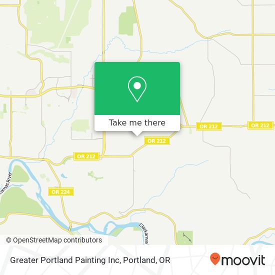 Greater Portland Painting Inc map