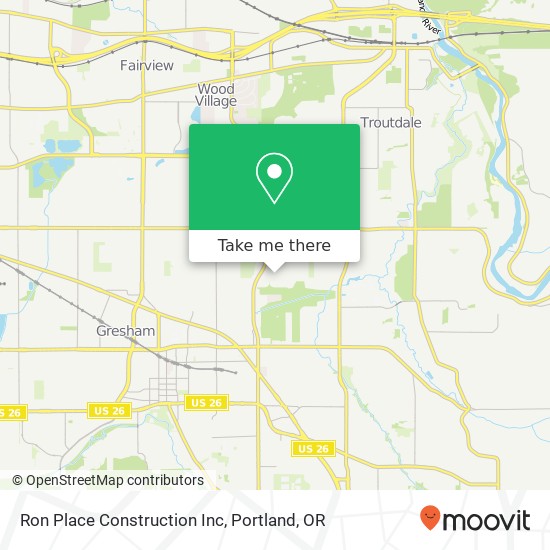 Ron Place Construction Inc map