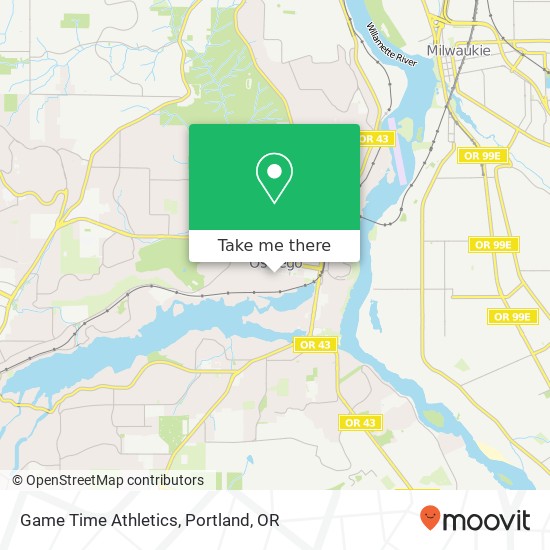 Game Time Athletics map