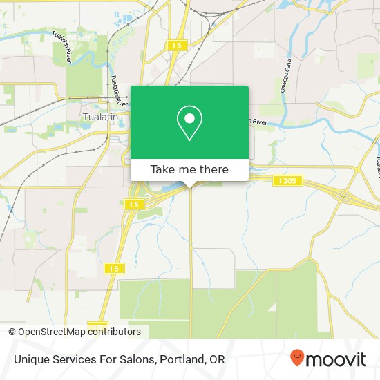 Mapa de Unique Services For Salons