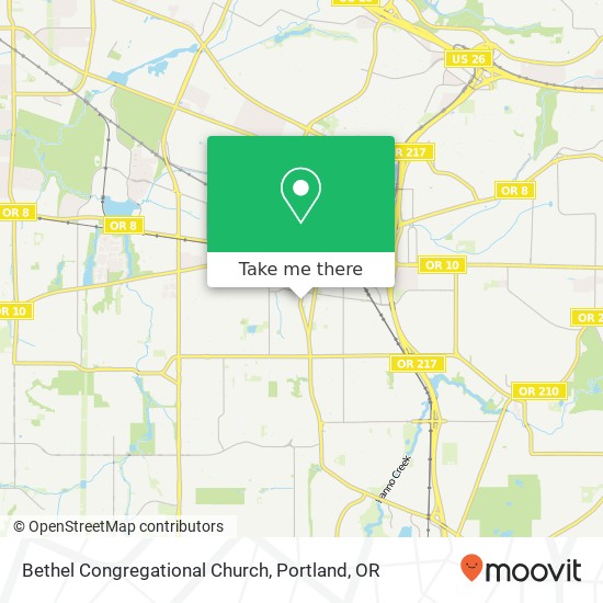 Bethel Congregational Church map