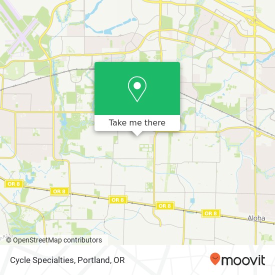 Cycle Specialties map