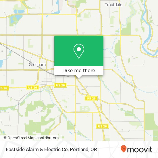 Mapa de Eastside Alarm & Electric Co