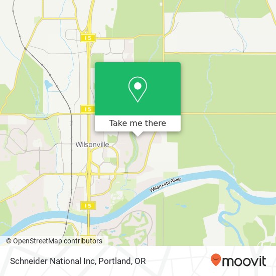 Schneider National Inc map