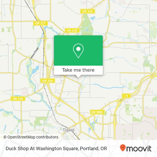 Duck Shop At Washington Square map