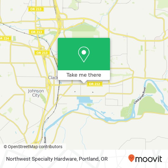 Mapa de Northwest Specialty Hardware