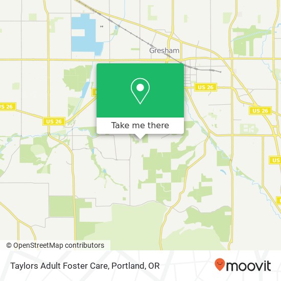 Mapa de Taylors Adult Foster Care